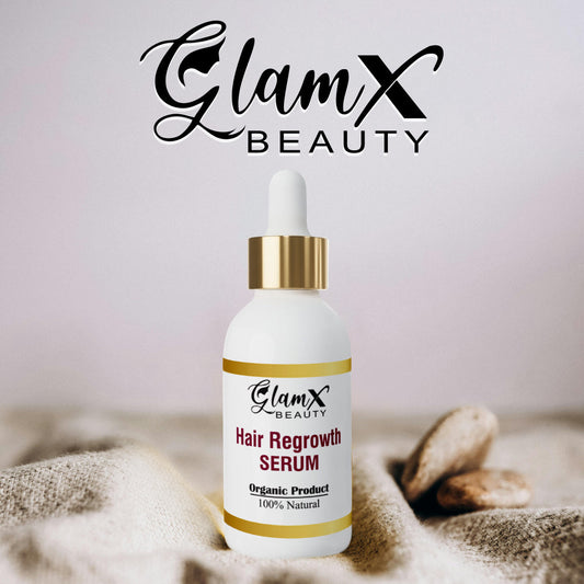Hair regrowth serum with dermaroller