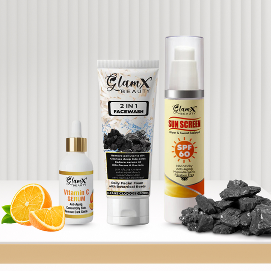 Skin glowing kit with Sunscreen